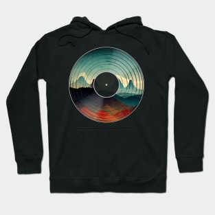 Mountain on Vinyl Hoodie